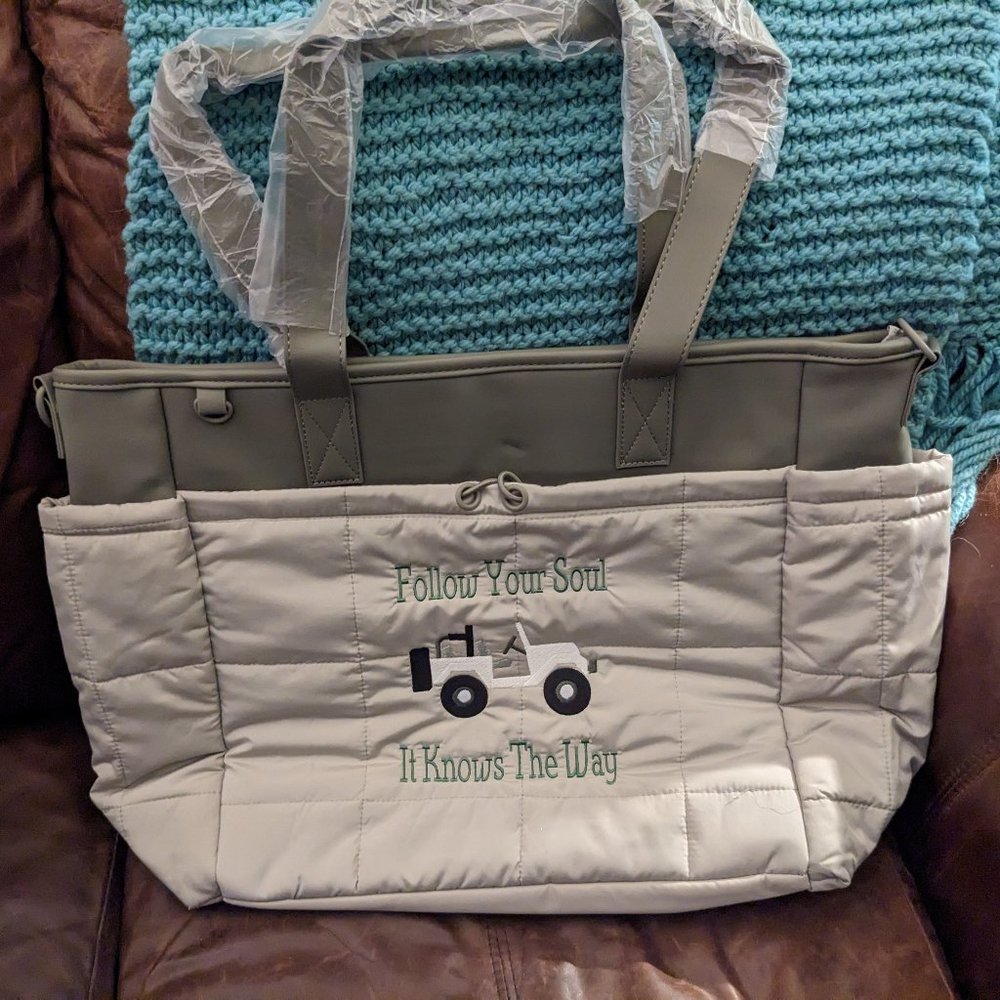 Thirty One Commuter Quilted Tote Bag NIB